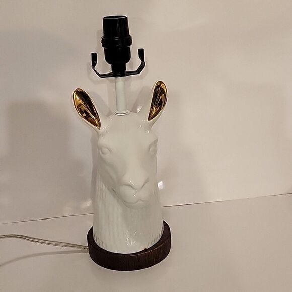 Threshold Llama Table Lamp Sour Cream & Gold Discontinued